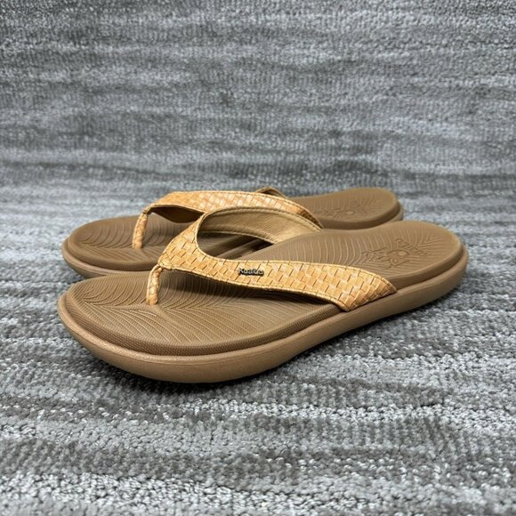 KuaiLu Womens Flip Flops Ladies Yoga Mat Comfortable Walking Thong Sandals 10.5 - Picture 2 of 6